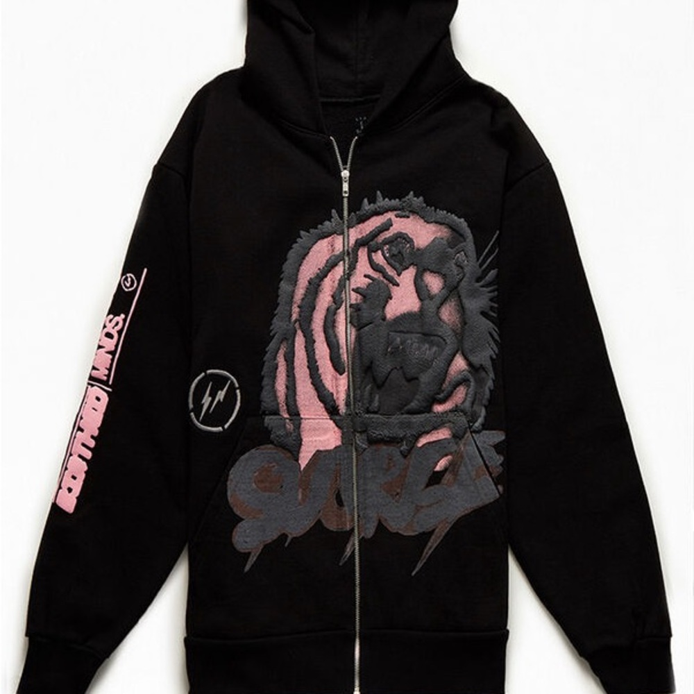 Travis Scott Cactus Jack For Fragment Sunrise Zip Up Hoodie